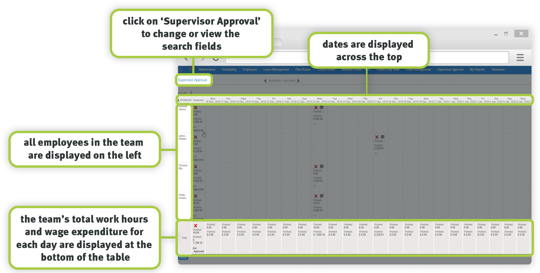 Screenshot of an interaction created for the IWFM suite of courses